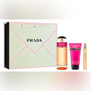 New Prada Candy Perfume 3 piece set. 80 ML .